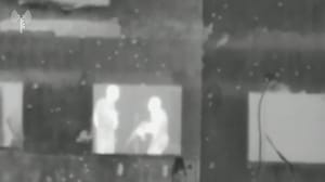 Armed terrorists inside the hospital
Photo: IDF Spokesperson