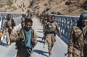 Ethiopian forces advancing