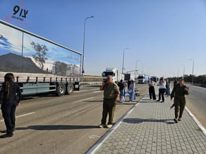 Goods crossing into Gaza. Those pictured are not connected to the events described in this article