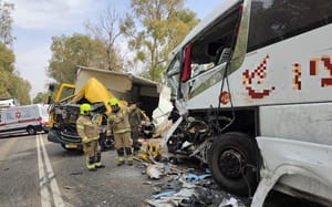 The accident scene