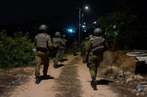 IDF forces in the Binyamin region