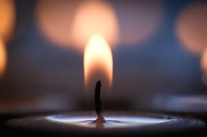 Memorial candle