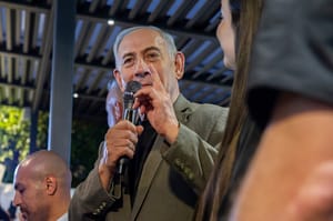 Netanyahu at a Haifa conference