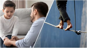 Parental authority on a tightrope / Shutterstock