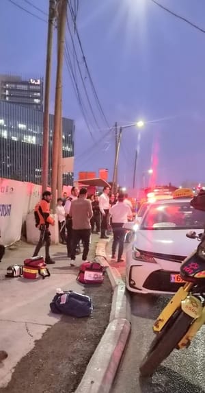 The scene in Jerusalem