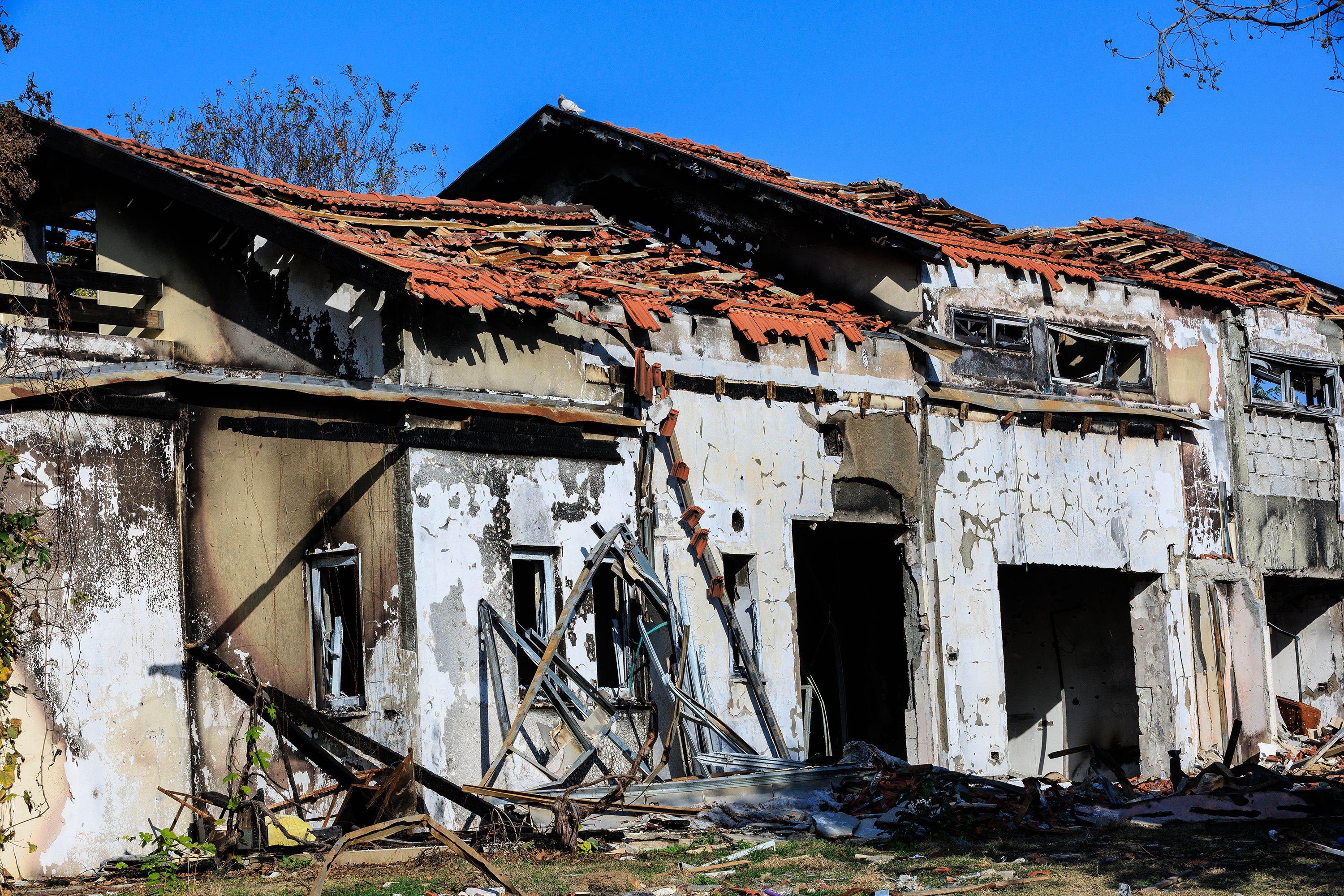 Kibbutz Be'eri after Hamas 7th October assault, 19 December 2023
