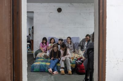 Sheltering in a safe space during Operation Roaring Lion, March 2026