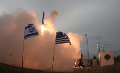 Arrow 3 missile interception 