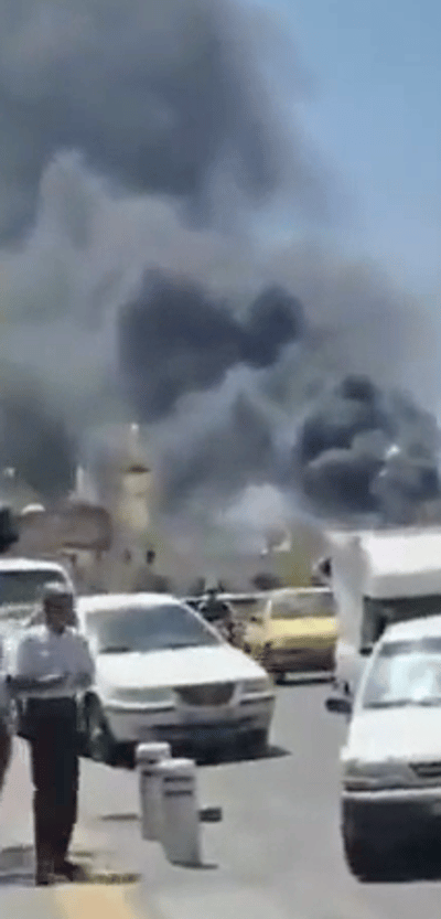 Blaze Erupts at Slain Ayatollah's Burial Sitein Mashhad