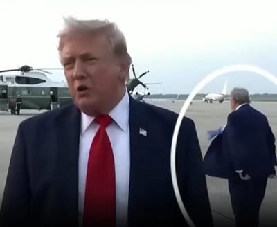 President Trump with his doppelganger