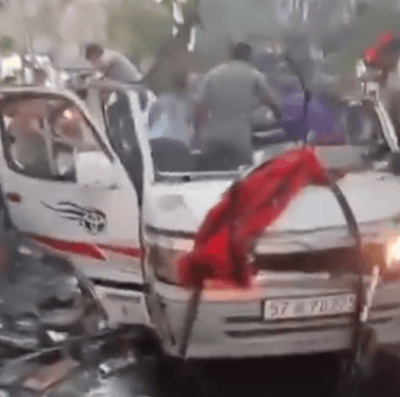 Explosive Device Detonates in Damascus Minivan; At Least 2 Killed, Multiple Wounded | WATCH