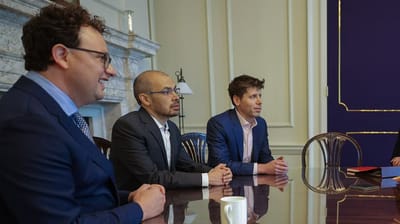 Senior AI Company Executives at a Government Meeting.