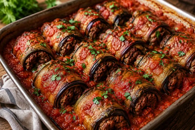 Eggplant rolls
