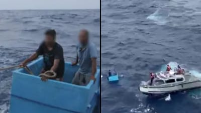 Two Mexican Fishermen Rescued After Five Days Adrift in a Cooler