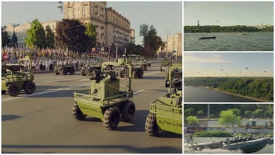 Ukraine Holds World's First Unmanned Military Parade