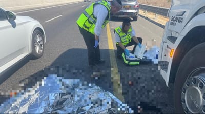 Truck Driver Killed While Changing Tire on Highway Shoulder