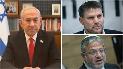 Netanyahu, Smotrich, Ben Gvir