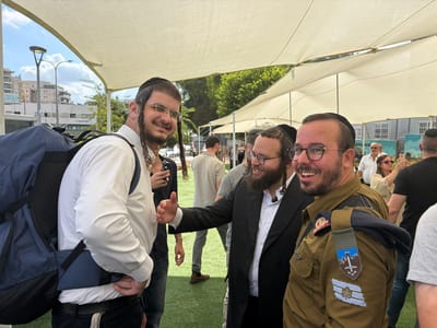 Chareidim on draft day