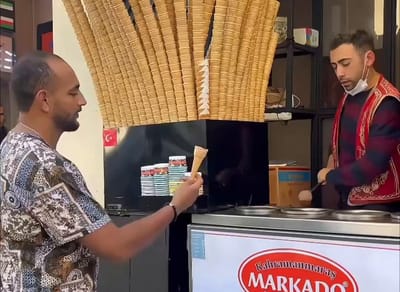 The Turkish Ice Cream Man