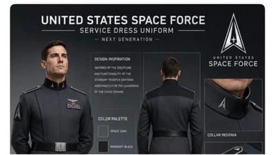 Trump's Space Force Uniforms Spark Backlash