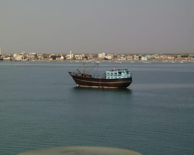 A dhow near Mocha coast