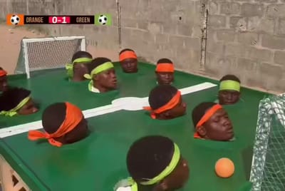 Stuck in the Field: Bizarre Soccer Challenge Takes Over Nigeria