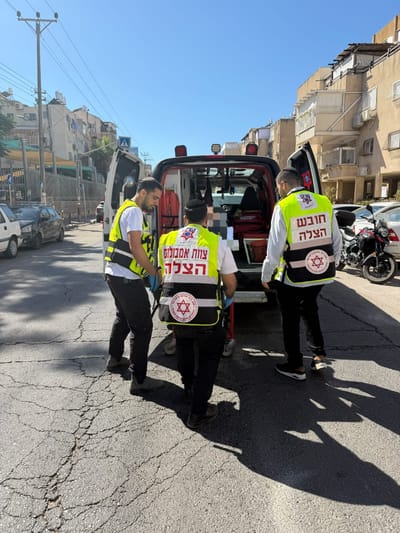 The scene in Bnei Brak