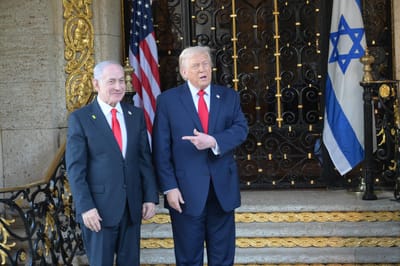 Trump and Netanyahu. Archive
