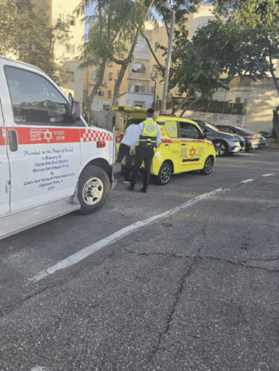 The scene in Jerusalem