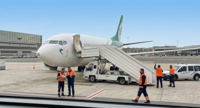 The seized Iranian aircraft