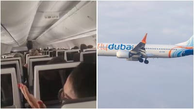 Passengers aboard the flight and a Fly Dubai aircraft
