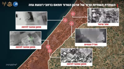 IDF strikes across Gaza Strip