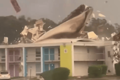 Hurricane Rips Hotel Roof off as Cameras Roll in Florida