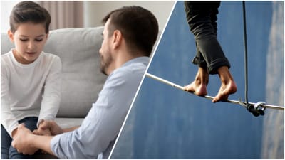 Parental authority on a tightrope / Shutterstock