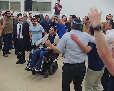 Yochai Badalov at the yeshiva