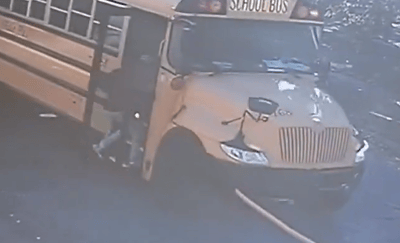 Man Jumps Into Moving School Bus, Saves 19 Children After Driver Collapses
