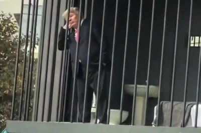 Iran Cages 'Trump' in Tehran Street Display: Now he Sees the Crime Scene
