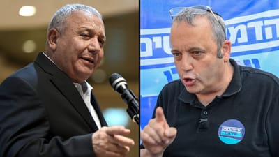 Right: Gilad Kariv; left: Gadi Eisenkot