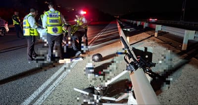 The scene of the accident