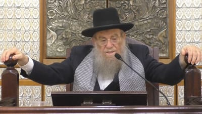 Senior Rabbi who Backed Smotrich Now Says: This Time I'm Voting UTJ
