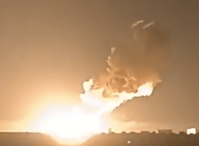 Massive Explosion Rocks Weapons Depot Deep Inside Syria