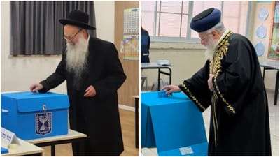 Gedolim Vote Across Israel as Thousands Head to Polls | IN COLOR