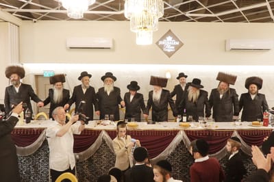 Bar mitzvah celebration in Drohobycz. Photo: A. Shtul