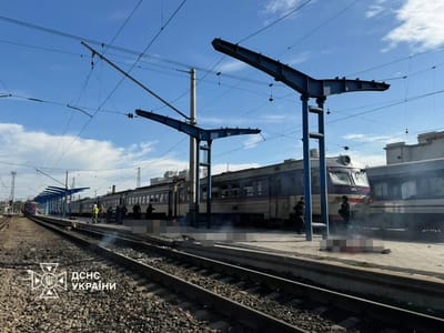 Russia Strikes Ukrainian Passenger Train: 18 killed