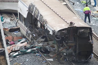 Train crash in Spain