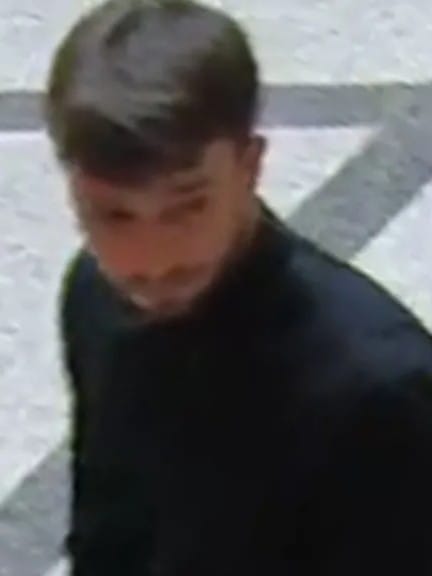 One of the suspects 
