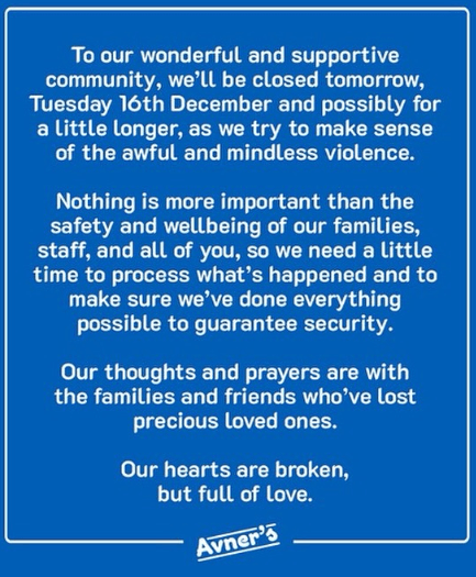 The bakery's statement.