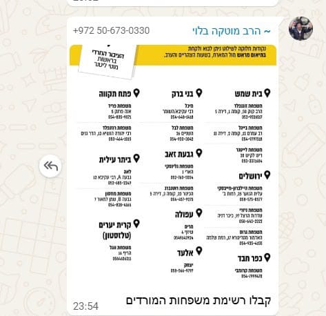 The notice that was distributed