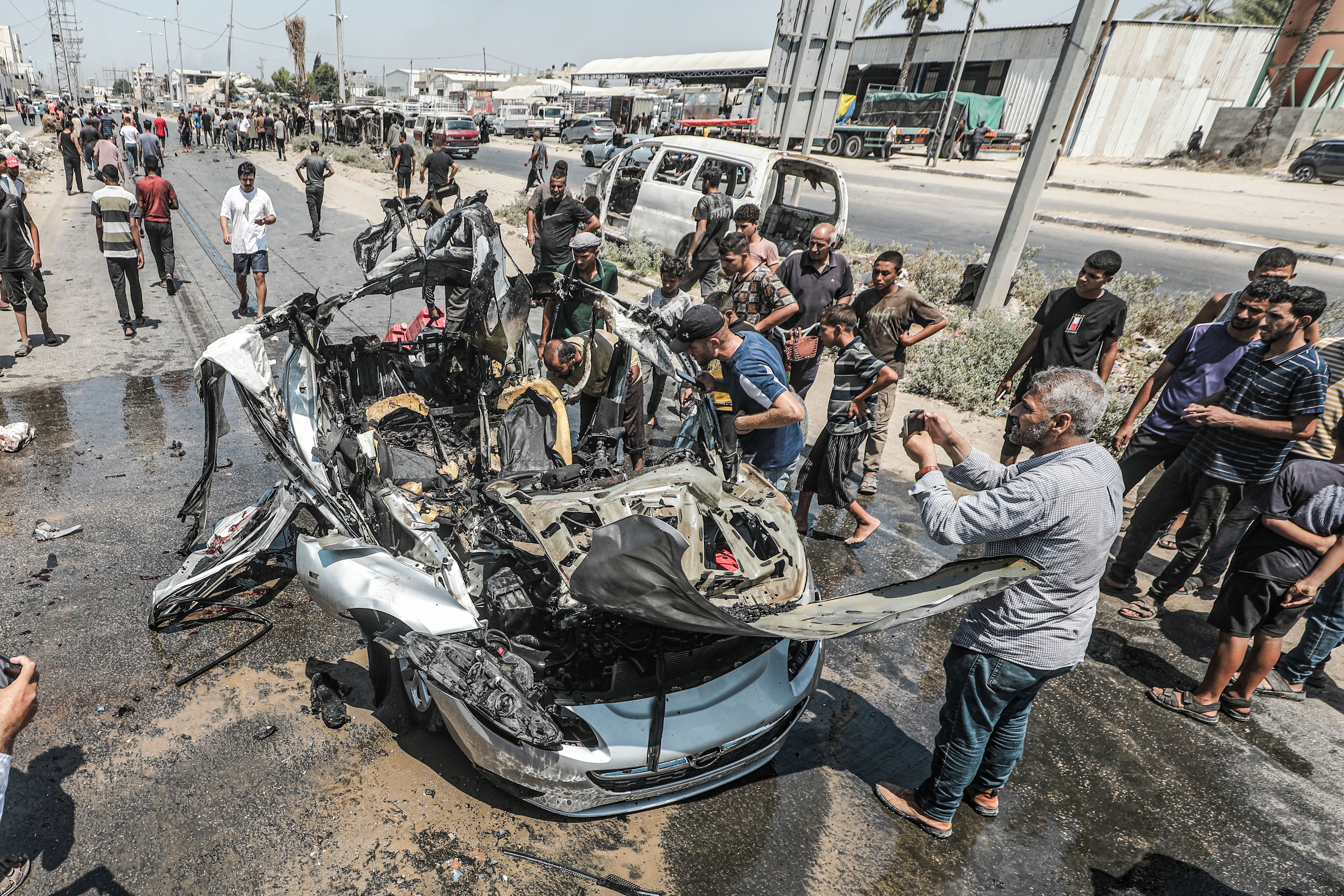 Elimination site in Gaza