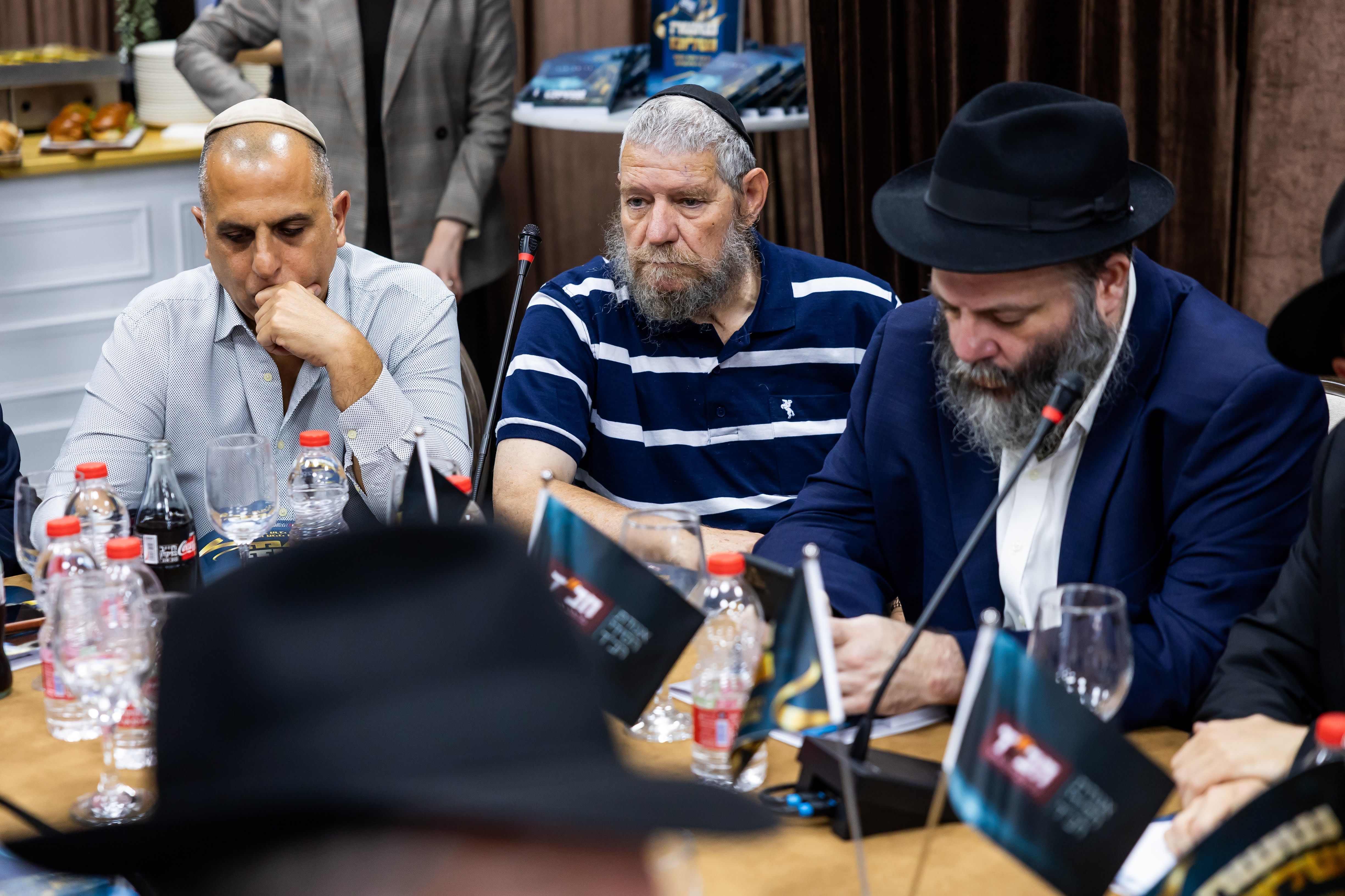 The "Making Peace" book launch event at Chabad headquarters